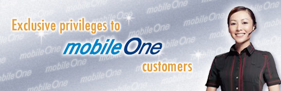 Exclusive privileges to mobileOne members