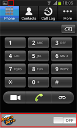 Then RoamSave keypad will pop up