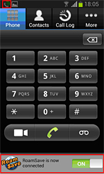 Slide the button to connect RoamSave then it will change to green, showing that all incoming/ outgoing calls are connected via RoamSave. Tips: The RoamSave icon will appear on your status bar.